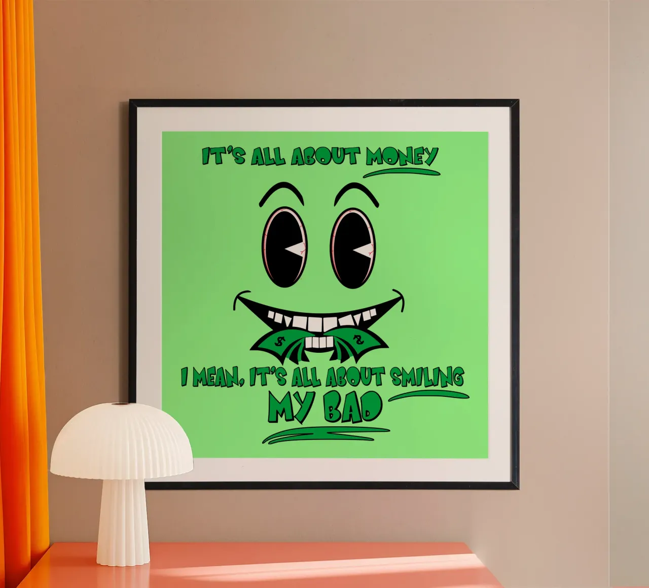 Sorridi e basta poster da sillyindustries