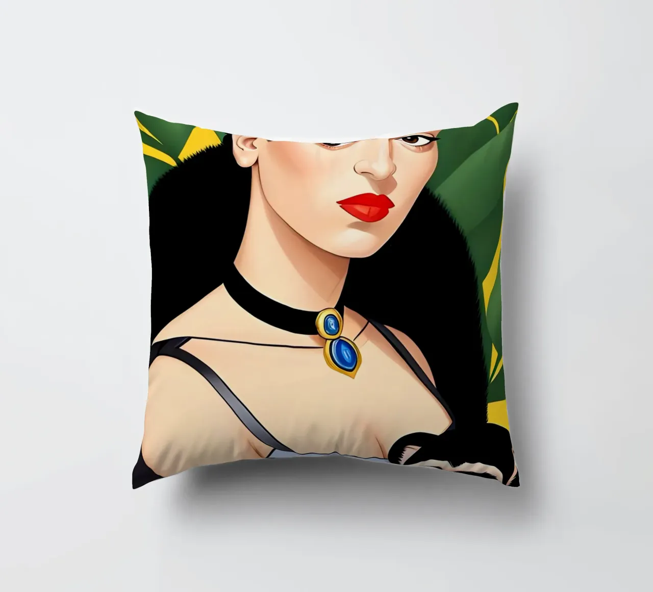Frida Kahlo e la scimmia cuscino da ART DECO