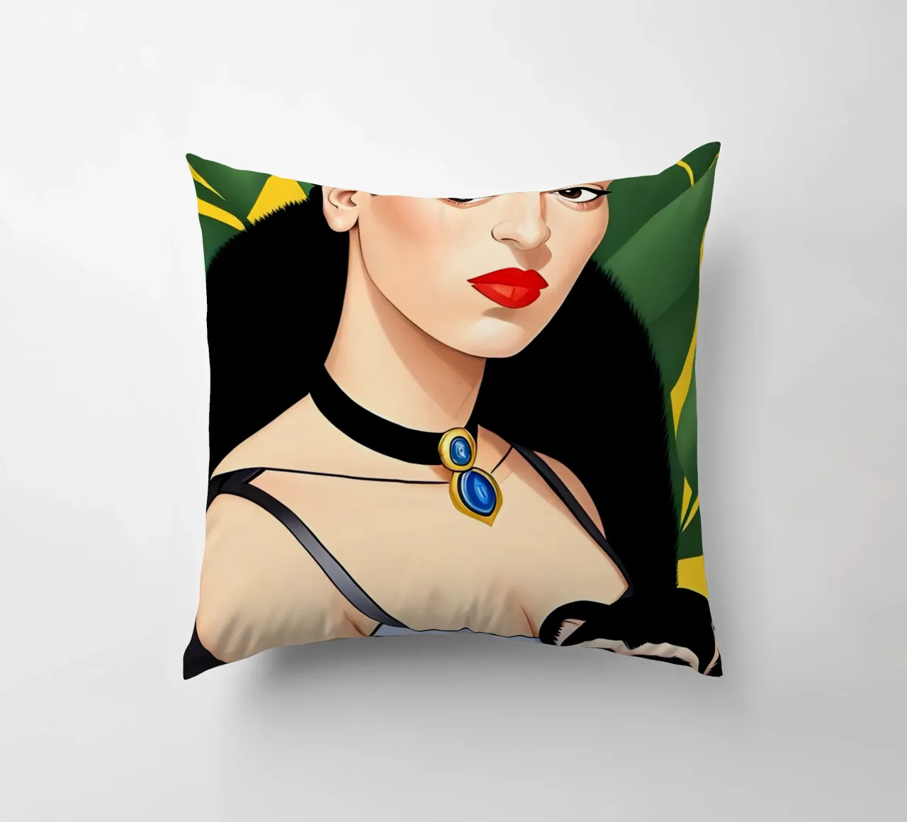 Frida Kahlo e la scimmia cuscino da ART DECO