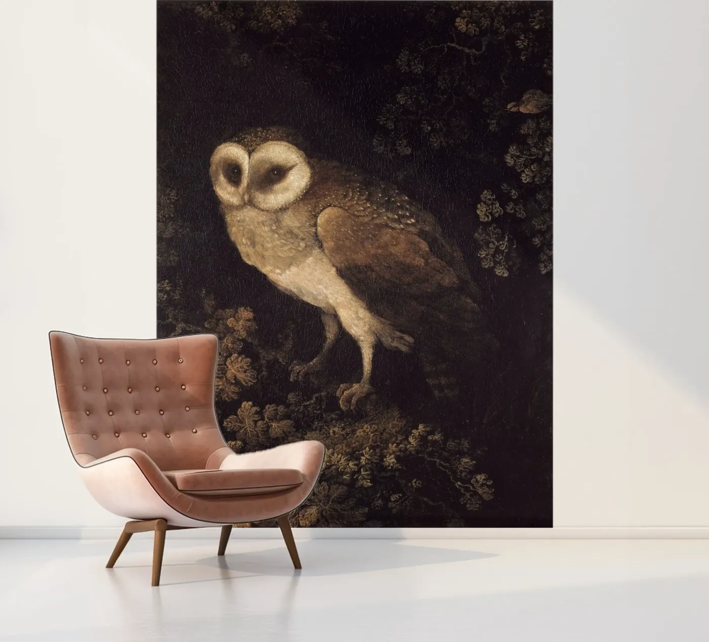Owl fotobehang van Apolo Prints