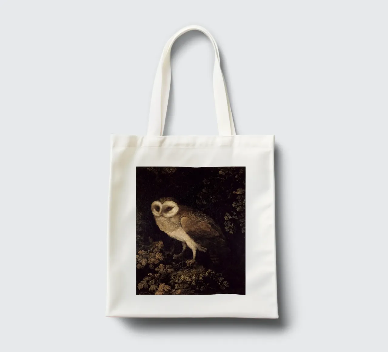 Owl borsa in juta da apoloprints