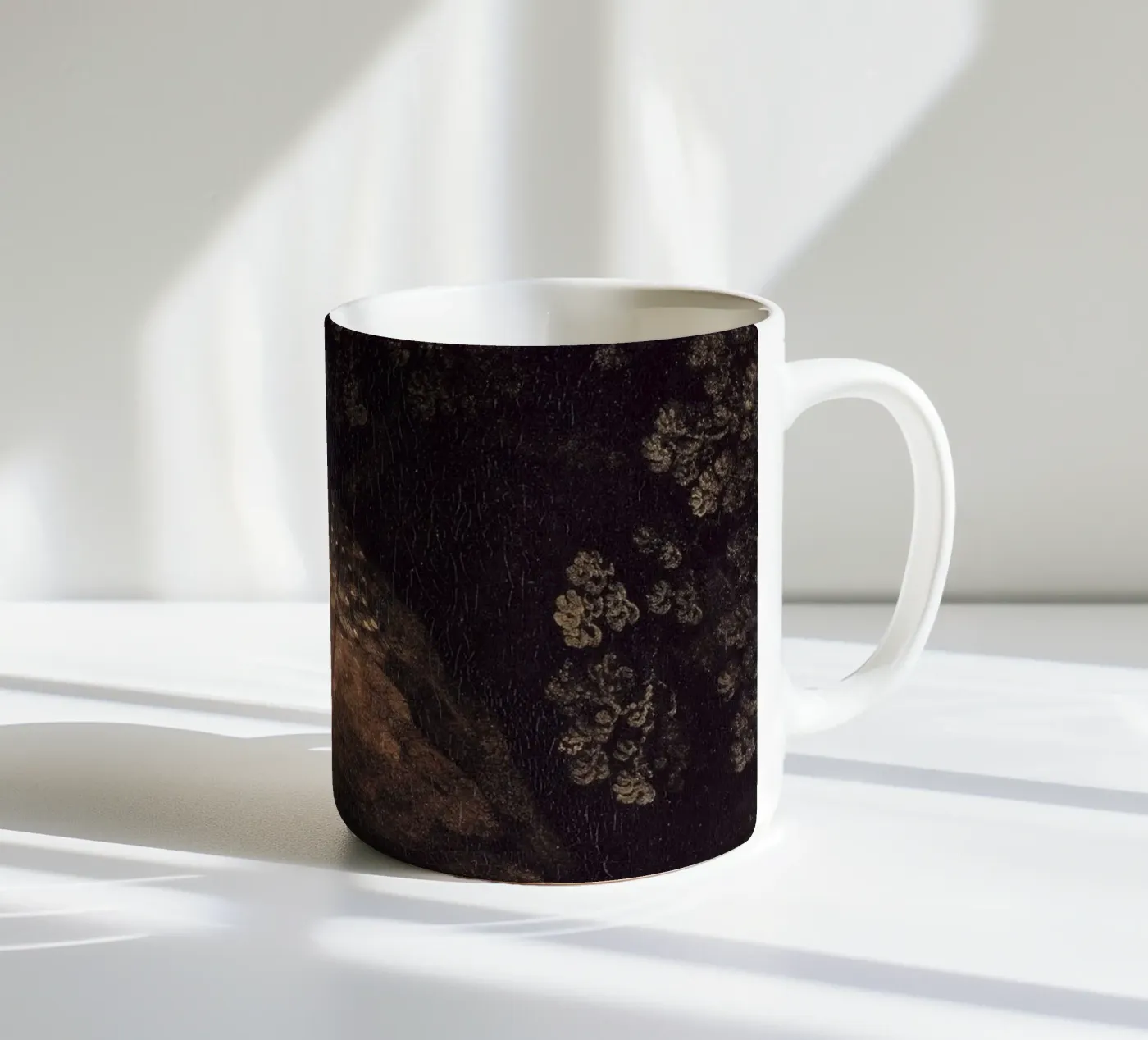 Owl ceramic mug by Apolo Prints