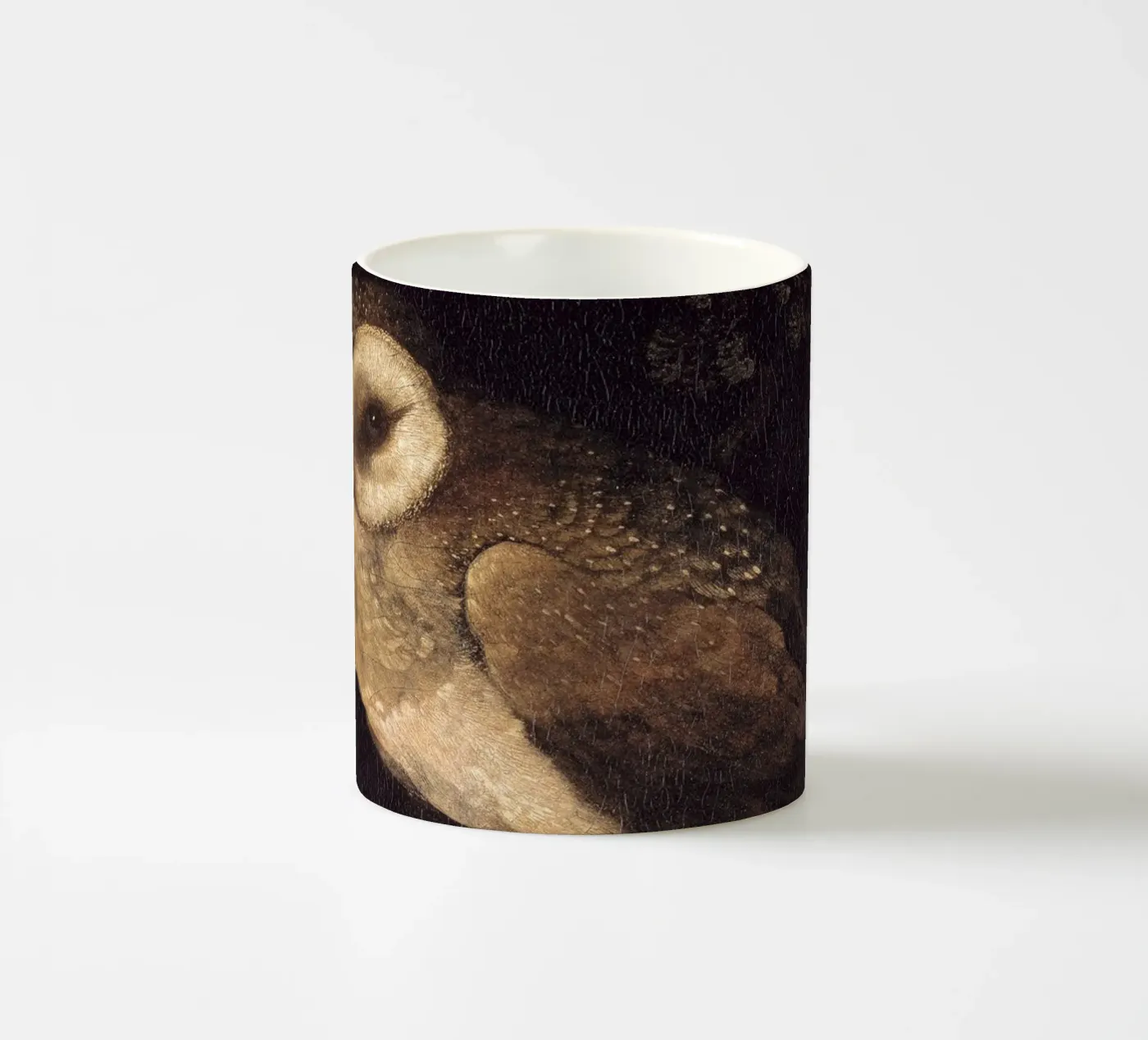 Owl ceramic mug by Apolo Prints