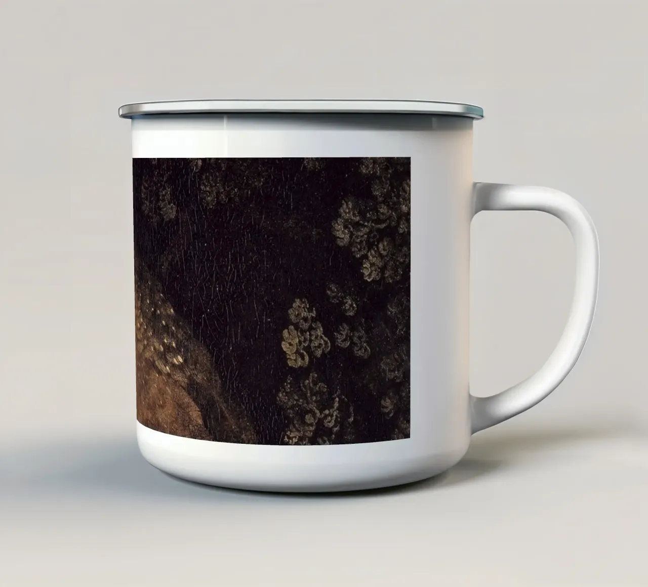 Owl tazza in smalto da apoloprints