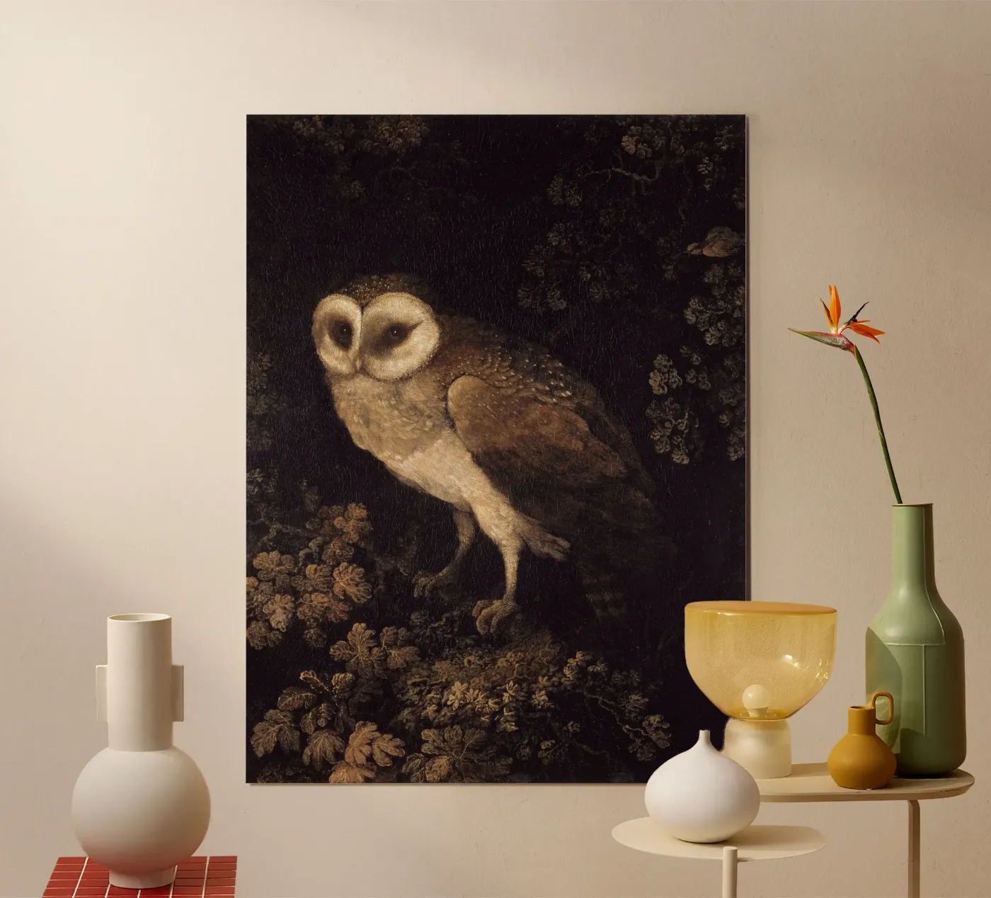 Owl poster by Apolo Prints