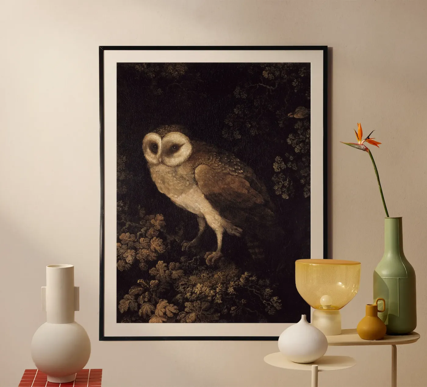 Owl poster by Apolo Prints