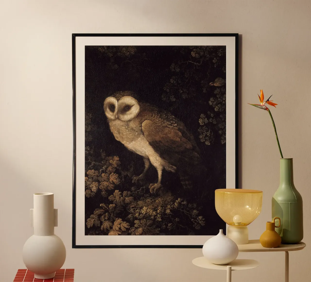 Owl poster by apoloprints