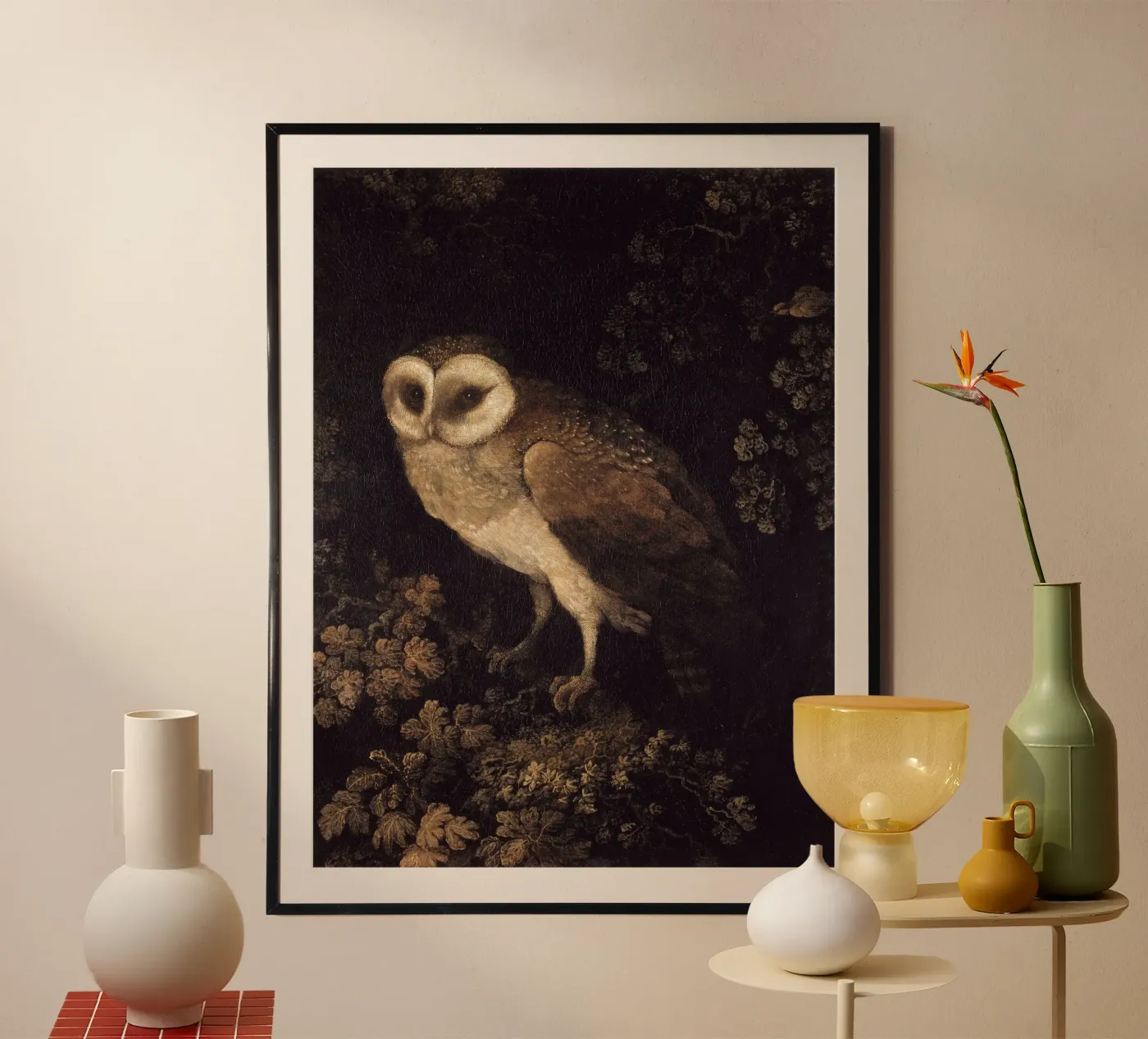 Owl poster by Apolo Prints