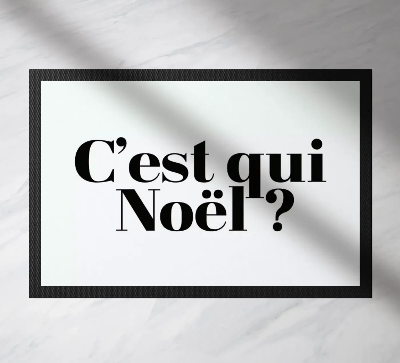 Noel? doormat by Studio One