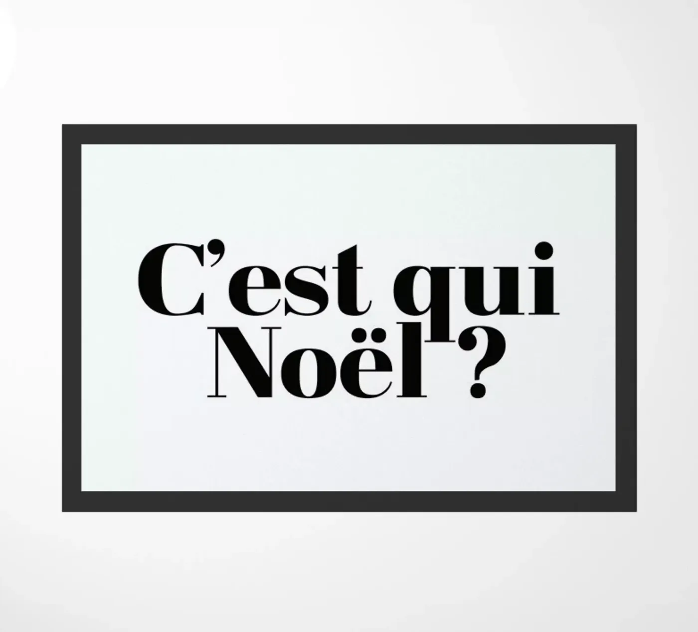 Noel? deurmat van Studio One