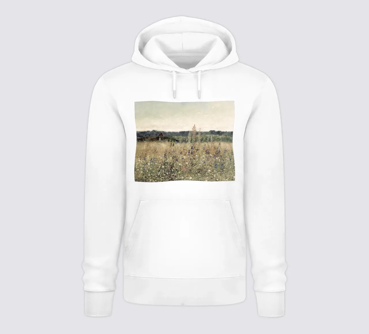 Flower Field Landscape felpa con cappuccio da apoloprints