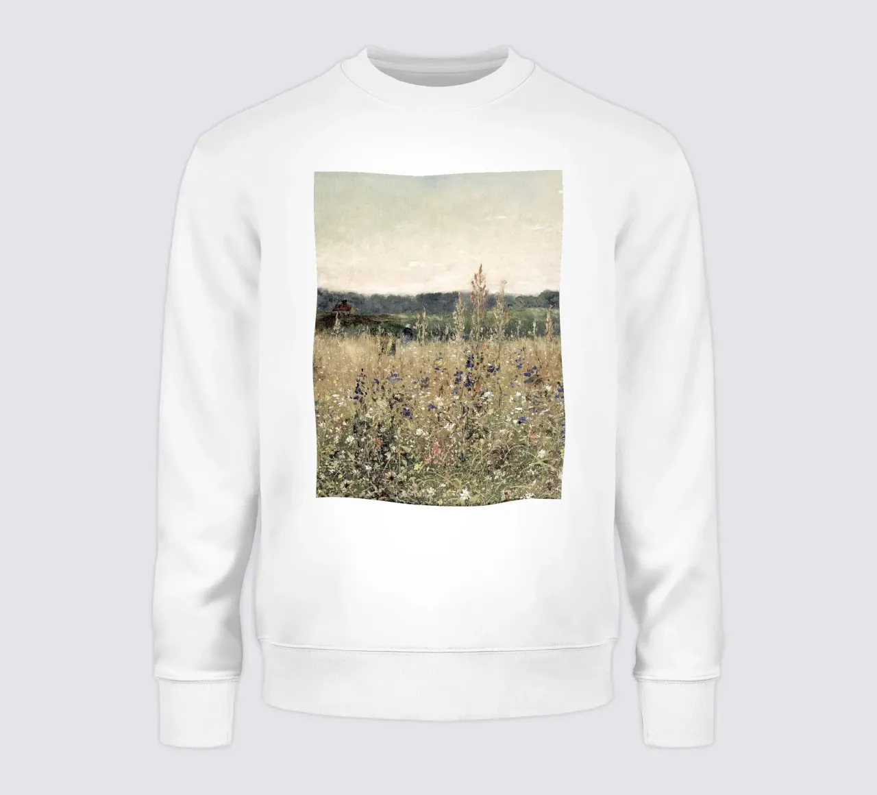 Flower Field Landscape felpa da apoloprints