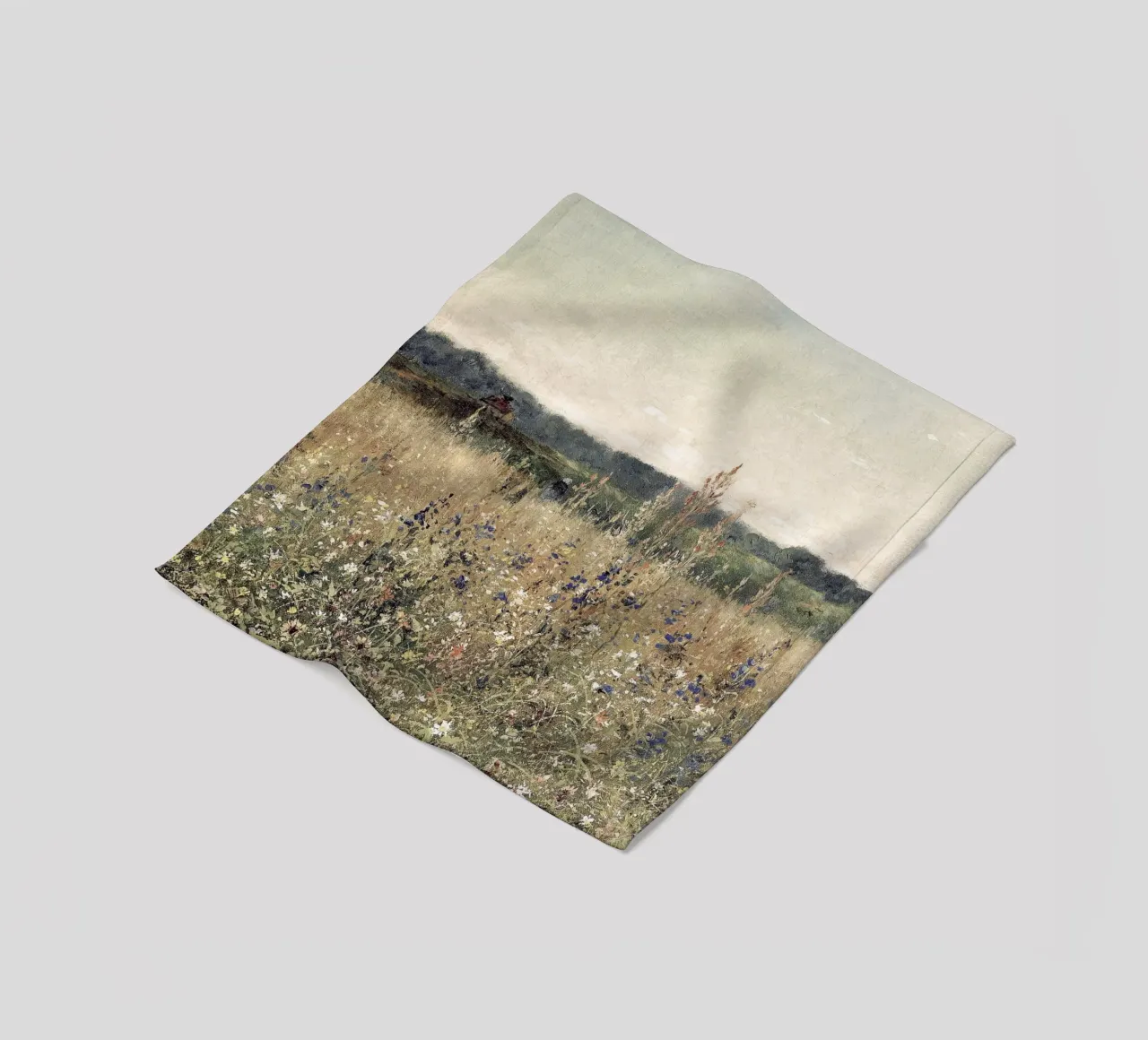 Flower Field Landscape coperta in pile da apoloprints