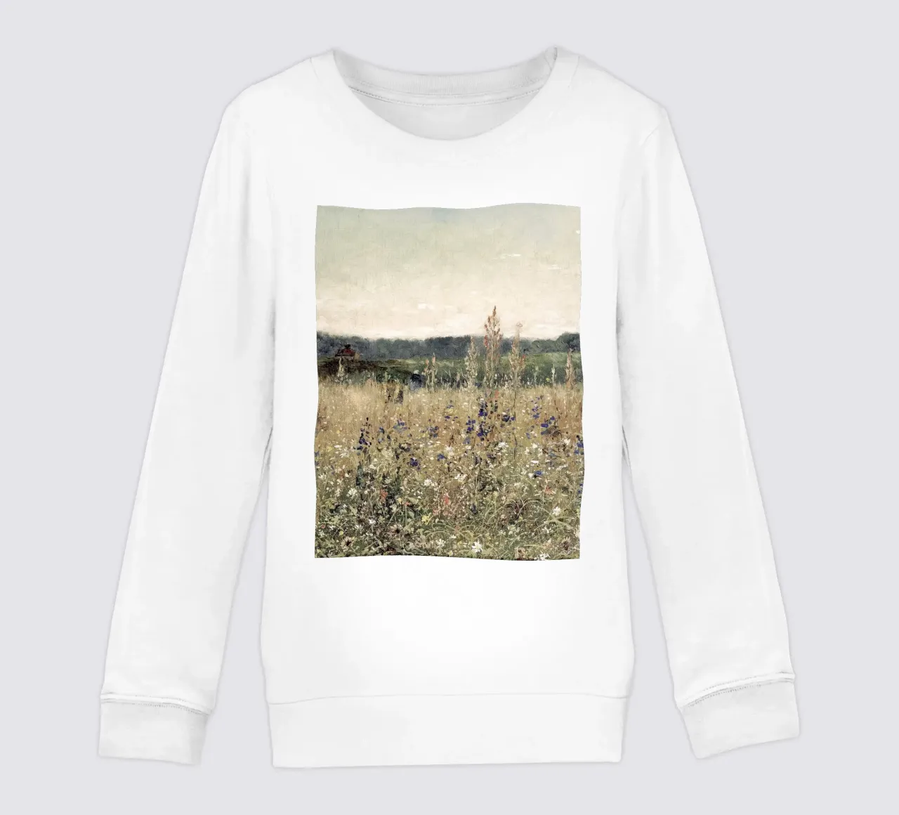 Flower Field Landscape felpa bambino da apoloprints