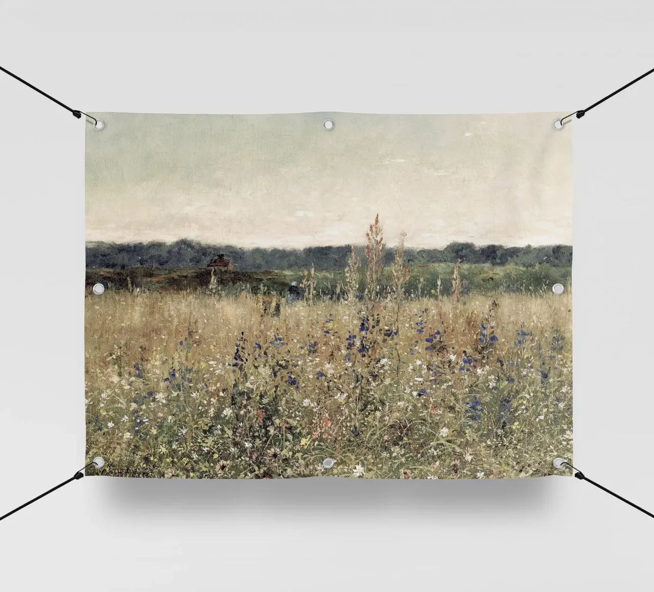 Flower Field Landscape telo in pvc da apoloprints