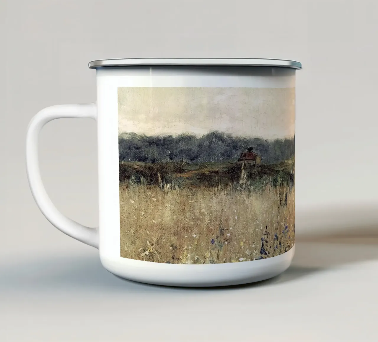 Flower Field Landscape tazza in smalto da apoloprints