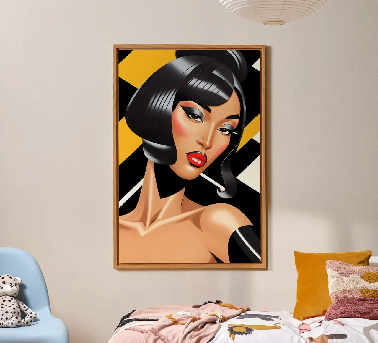 MODA RETRÒ GEOMETRICA VOGUE alluminio dibond da ART DECO