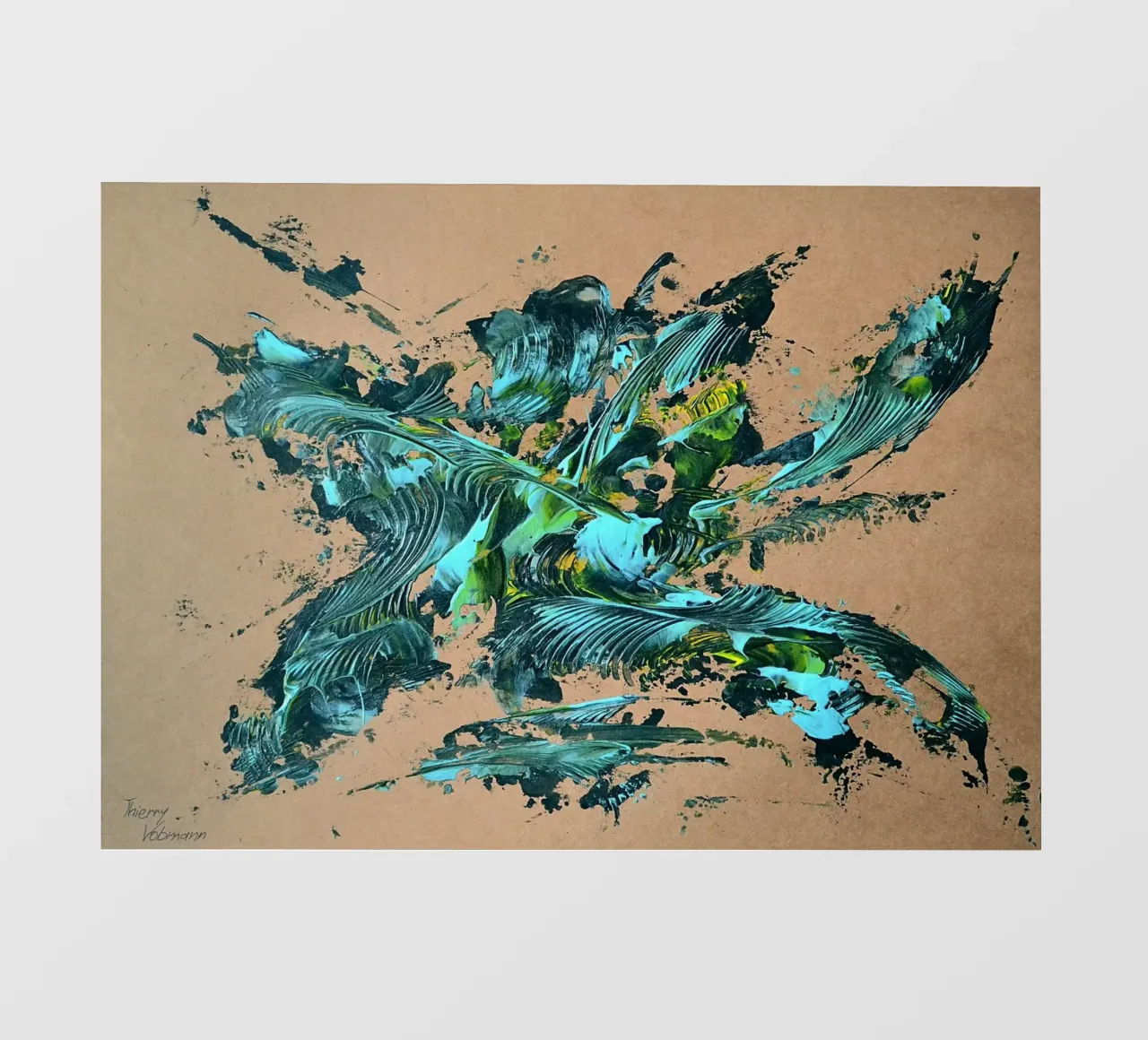 NATURAL STYLE 29 pellicola backlit da Thierry Vobmann Abstract painting