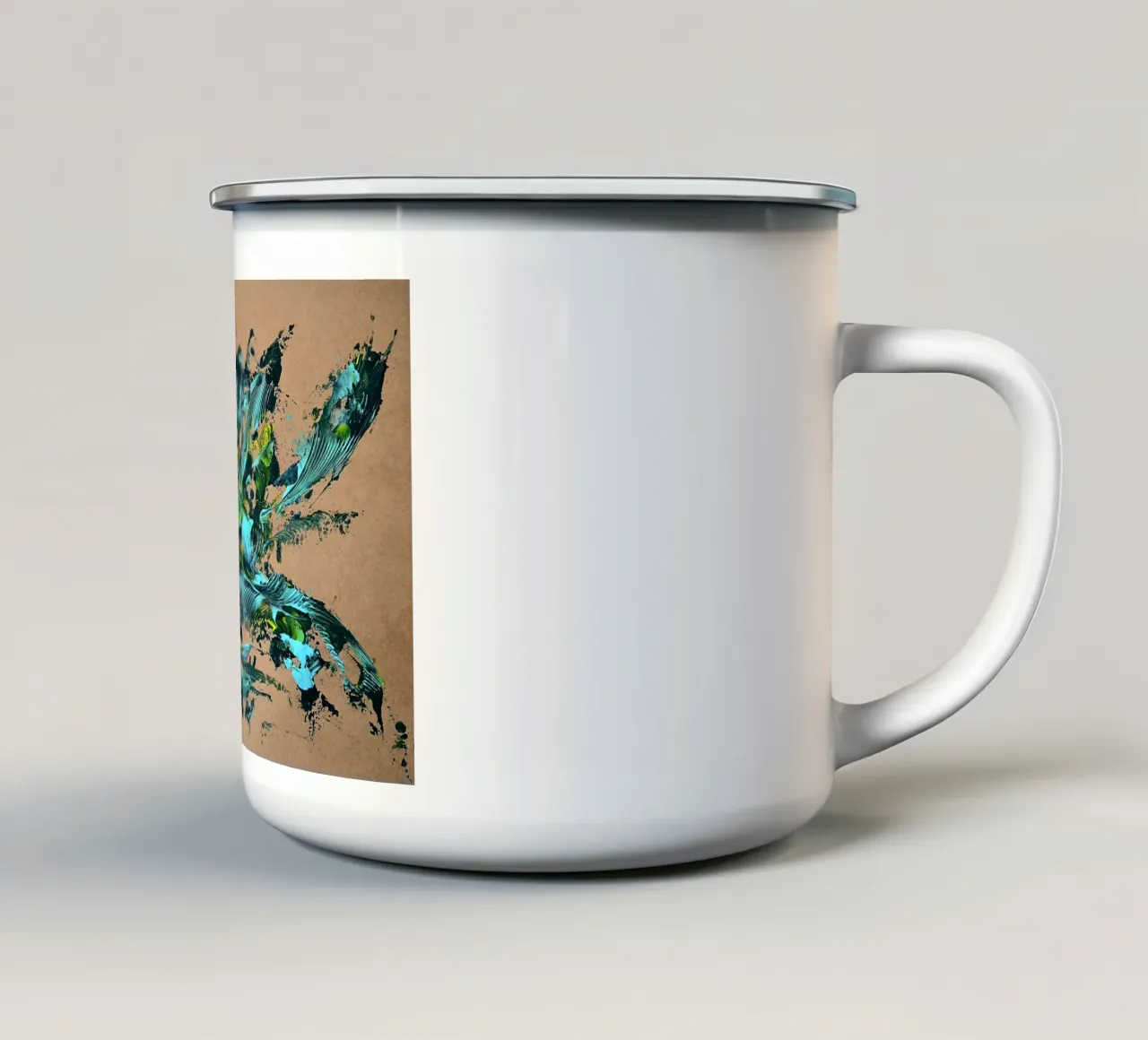 NATURAL STYLE 29 tazza in smalto da Thierry Vobmann Abstract painting