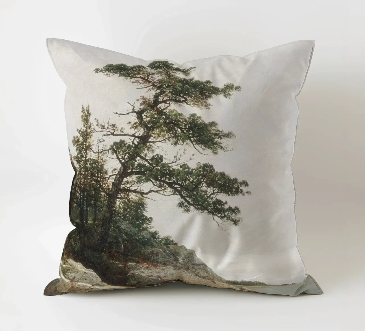 Pine Coast Landscape cuscino da apoloprints