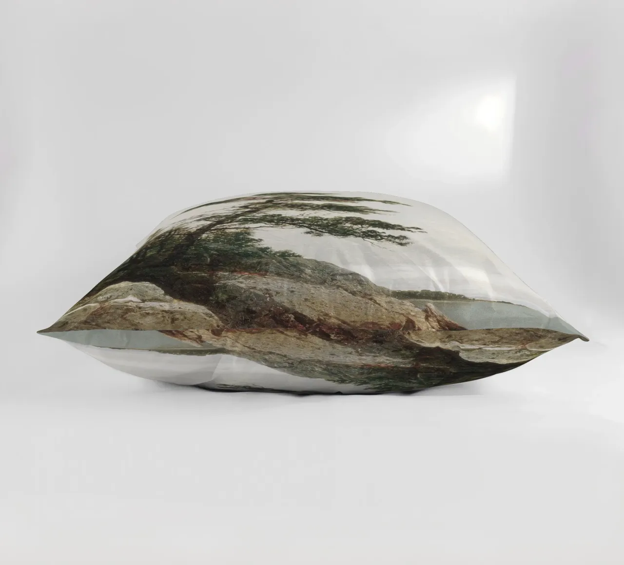 Pine Coast Landscape cuscino da apoloprints