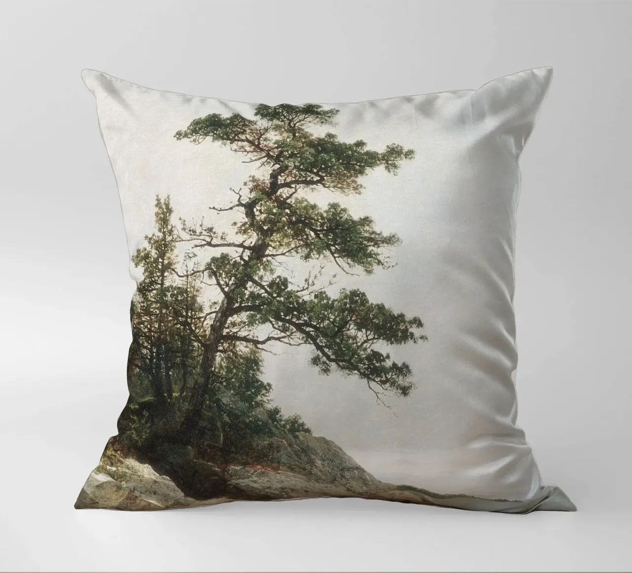 Pine Coast Landscape cuscino da apoloprints