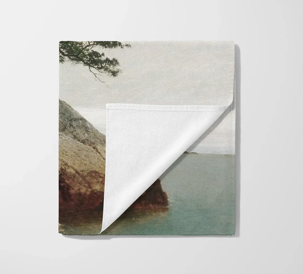 Pine Coast Landscape telo mare da apoloprints