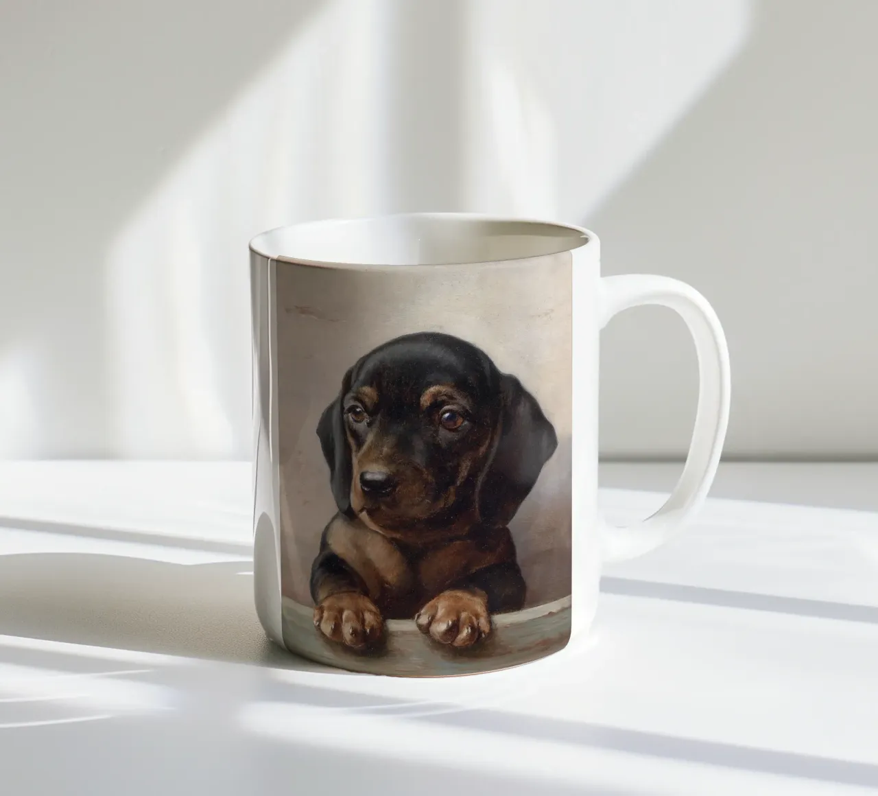 Dachshund Puppy tazza in ceramica da apoloprints