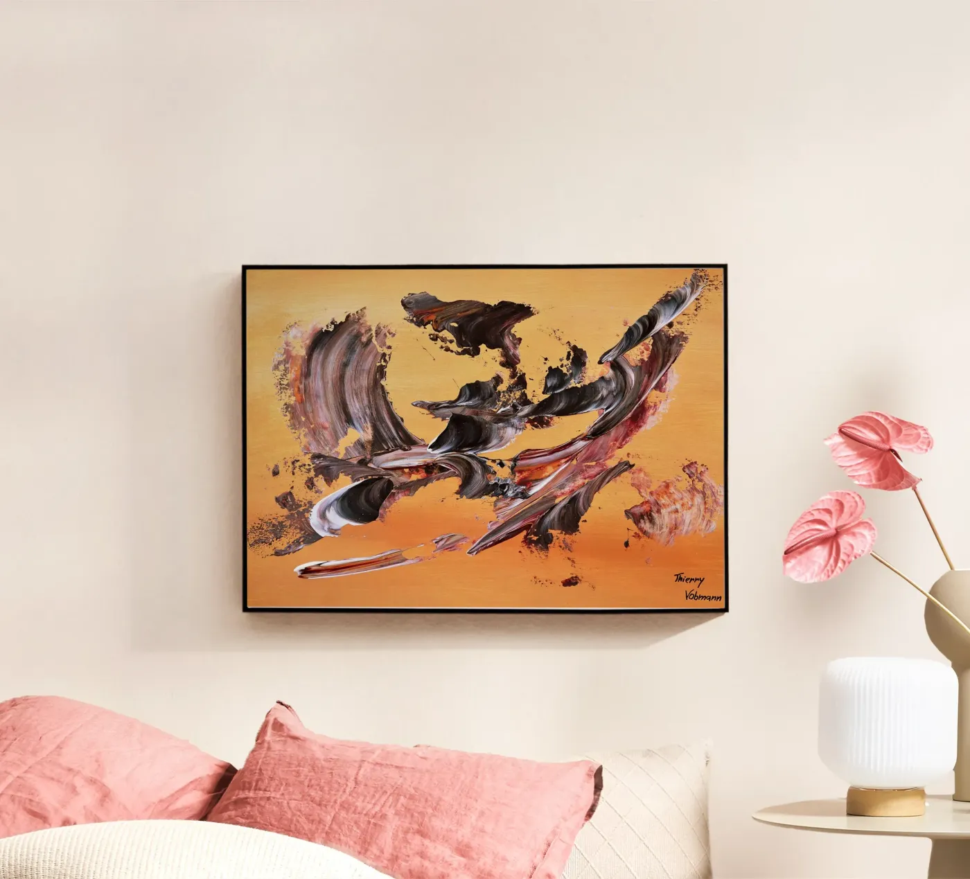 IDEAL GIFT 125 plexiglass da Thierry Vobmann Abstract painting