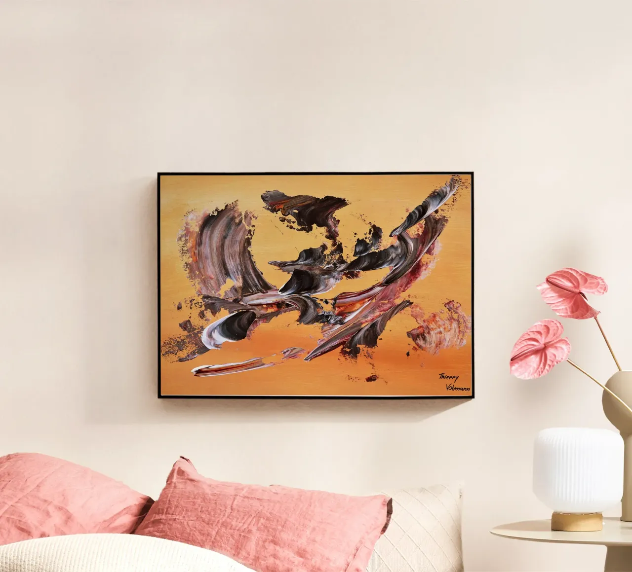 IDEAL GIFT 125 plexiglass da Thierry Vobmann Abstract painting