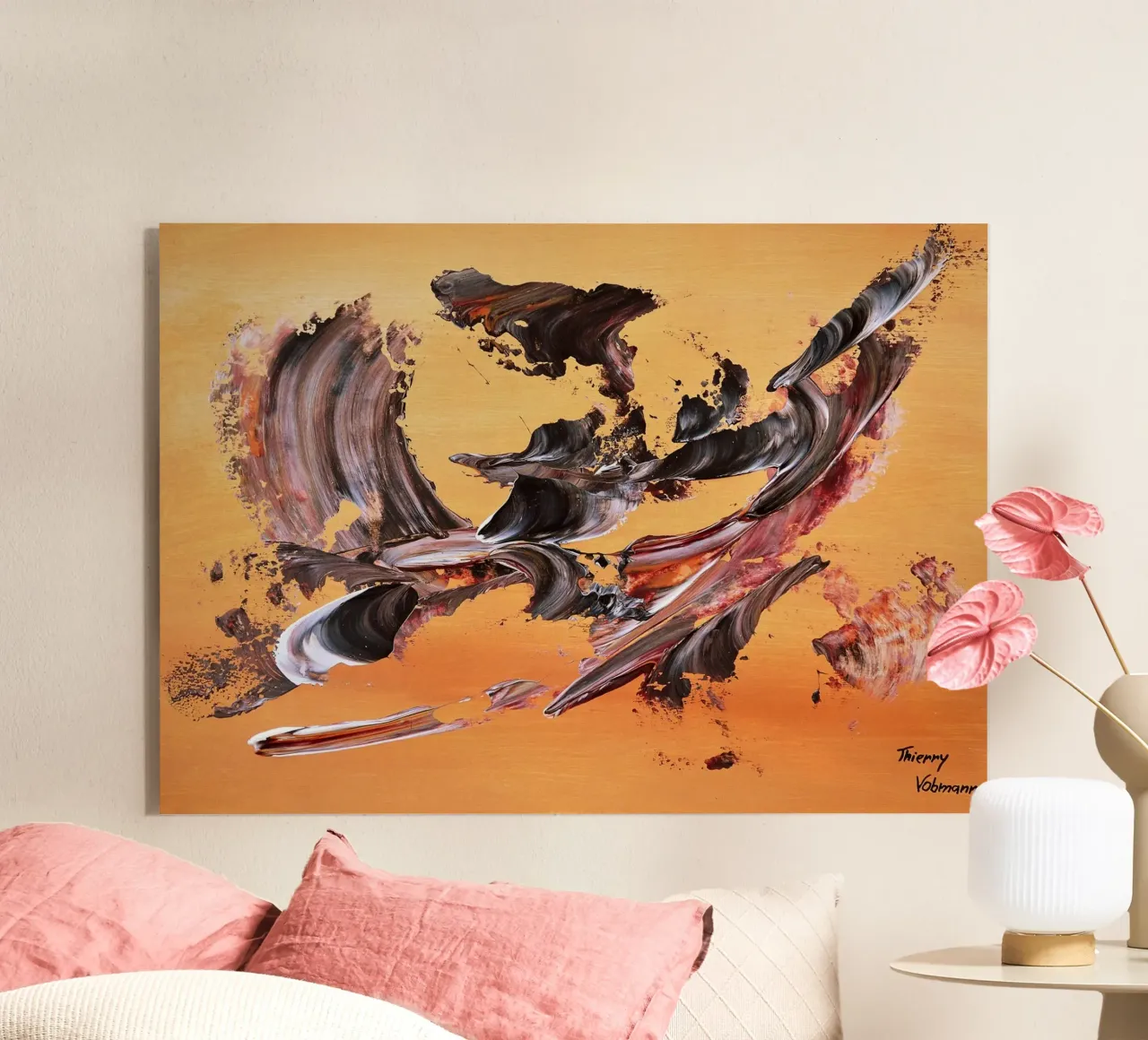 IDEAL GIFT 125 plexiglass da Thierry Vobmann Abstract painting