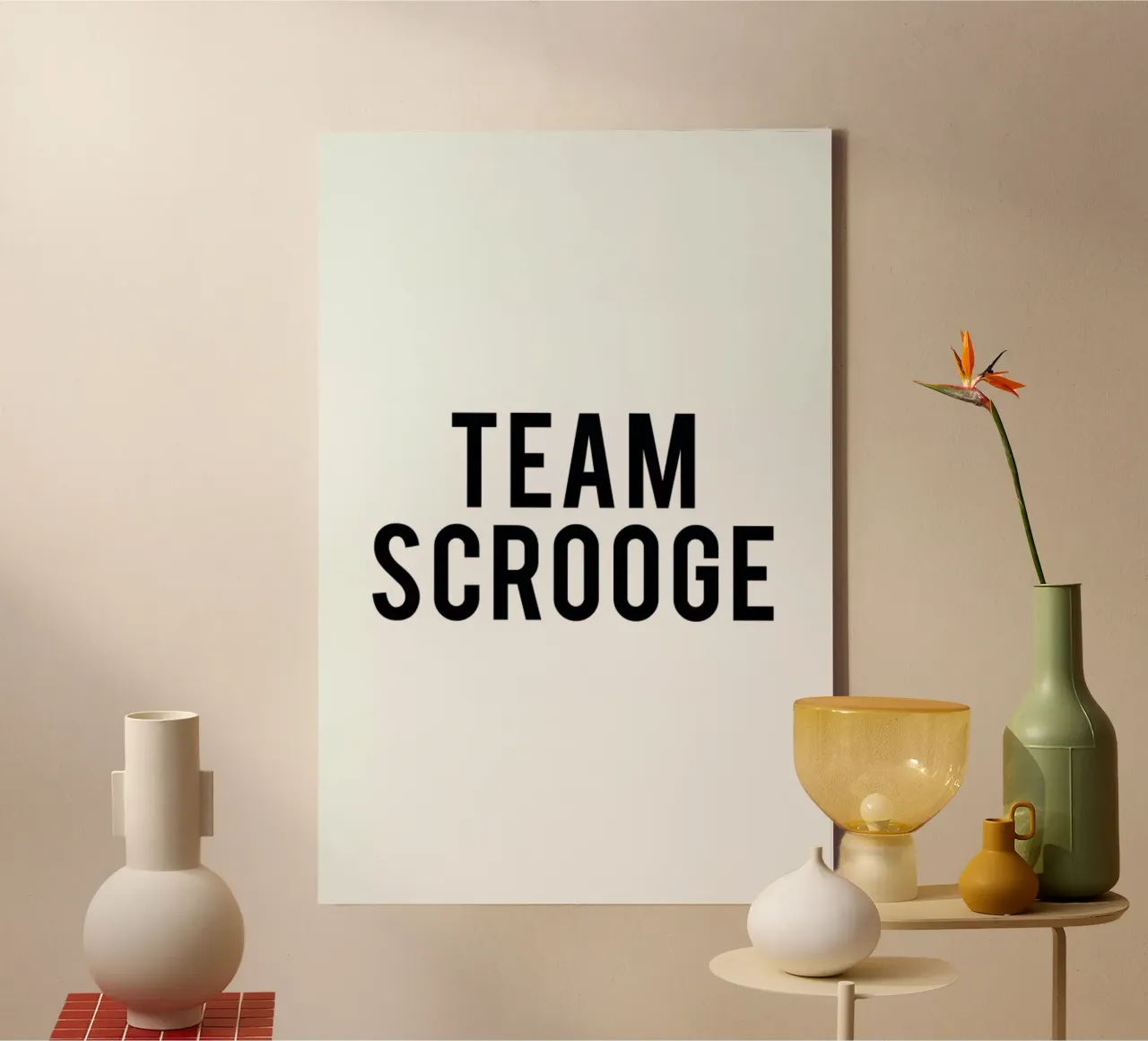 Team Scrooge tela con Cornice a cassetta da Studio One