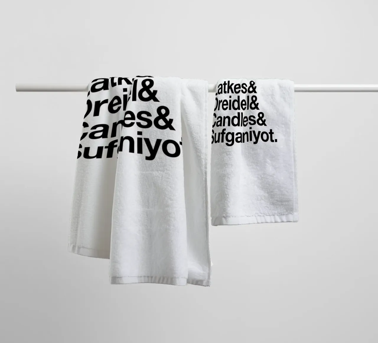 Latkes & Sufganiyot towel by Studio One