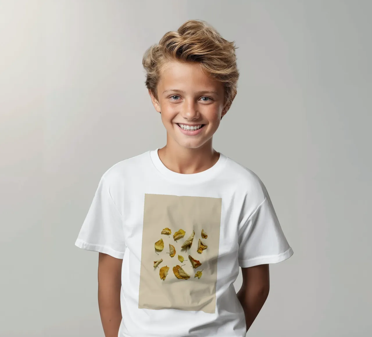 COMPOSIZIONE FOGLIE VI kids t-shirt by Elena Veronese