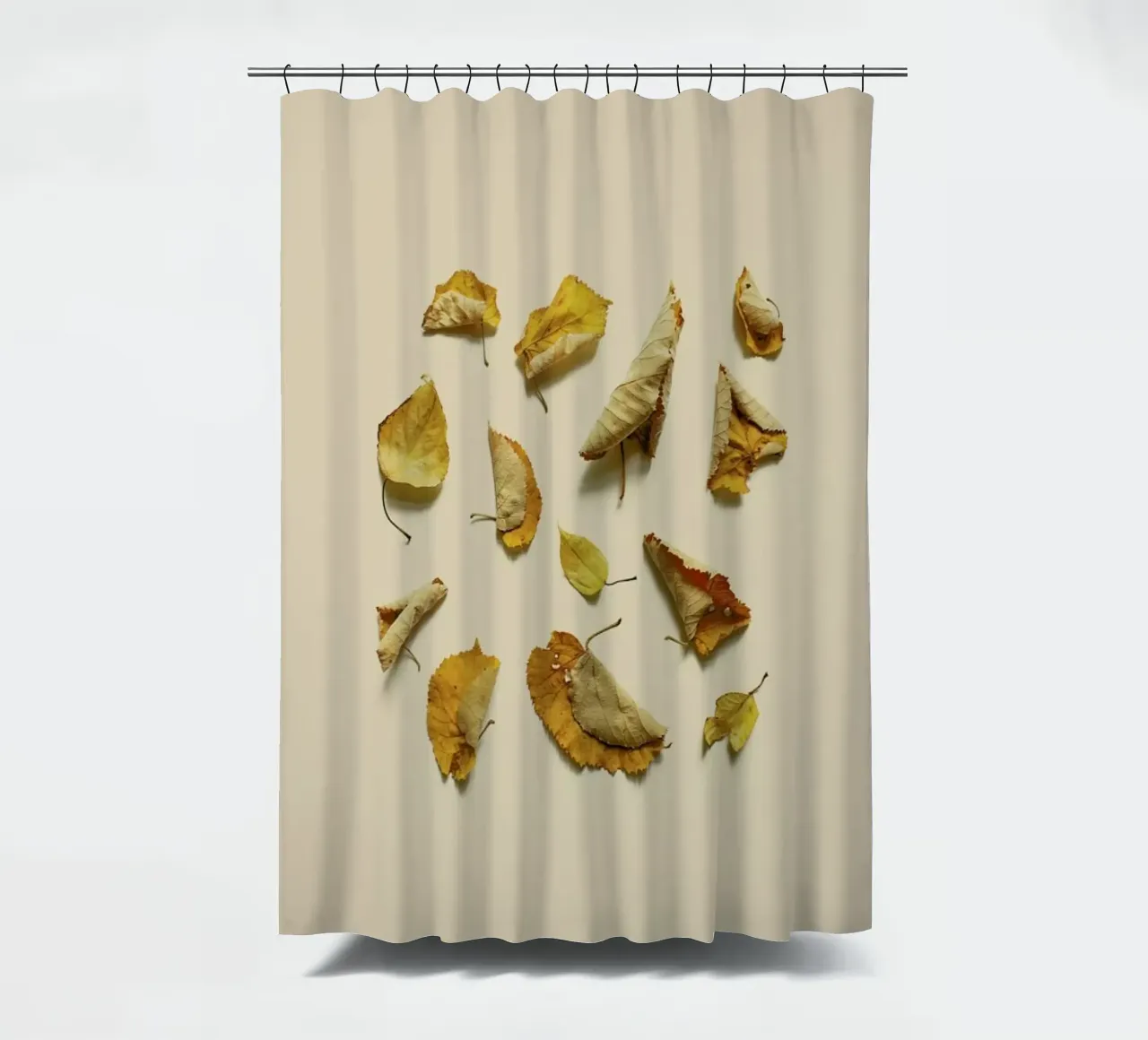 COMPOSIZIONE FOGLIE VI shower curtain by Elena Veronese