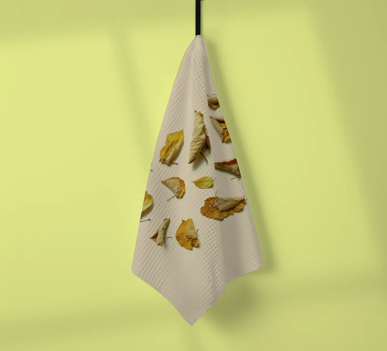 COMPOSIZIONE FOGLIE VI canovaccio da cucina da Elena Veronese