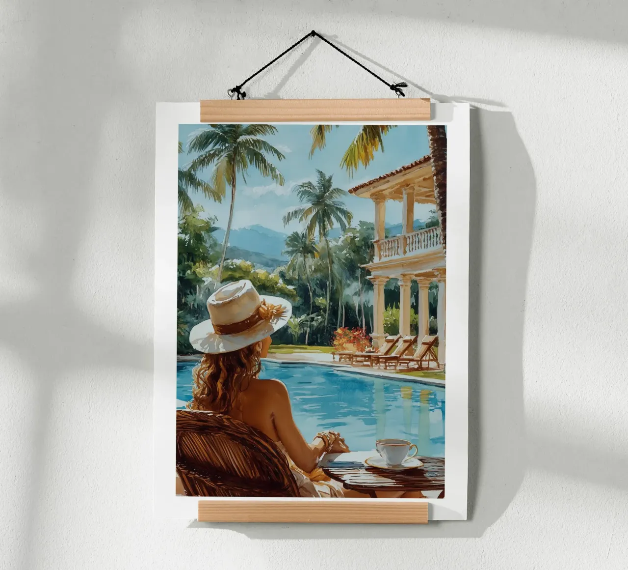 Relaxing by the pool hahnemühle by Shores & Skies