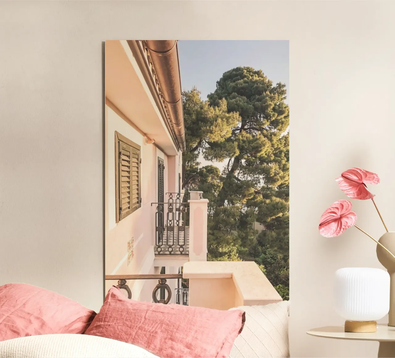 Puglia, Italy I Italian villa at sunset alu-dibond by Julie Travel Photography