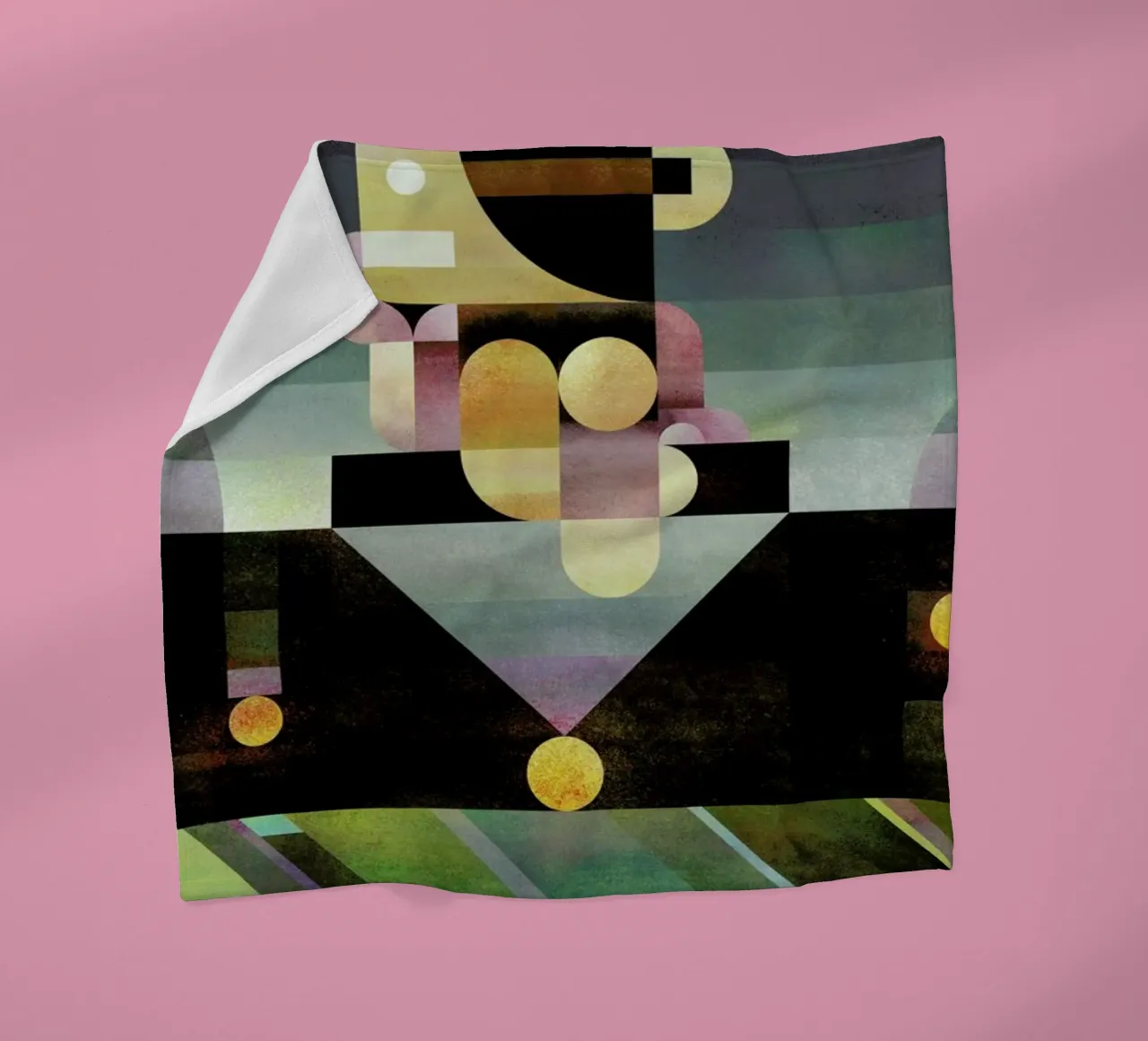 Unstable Thinker fleece blanket by Antony Squizzato