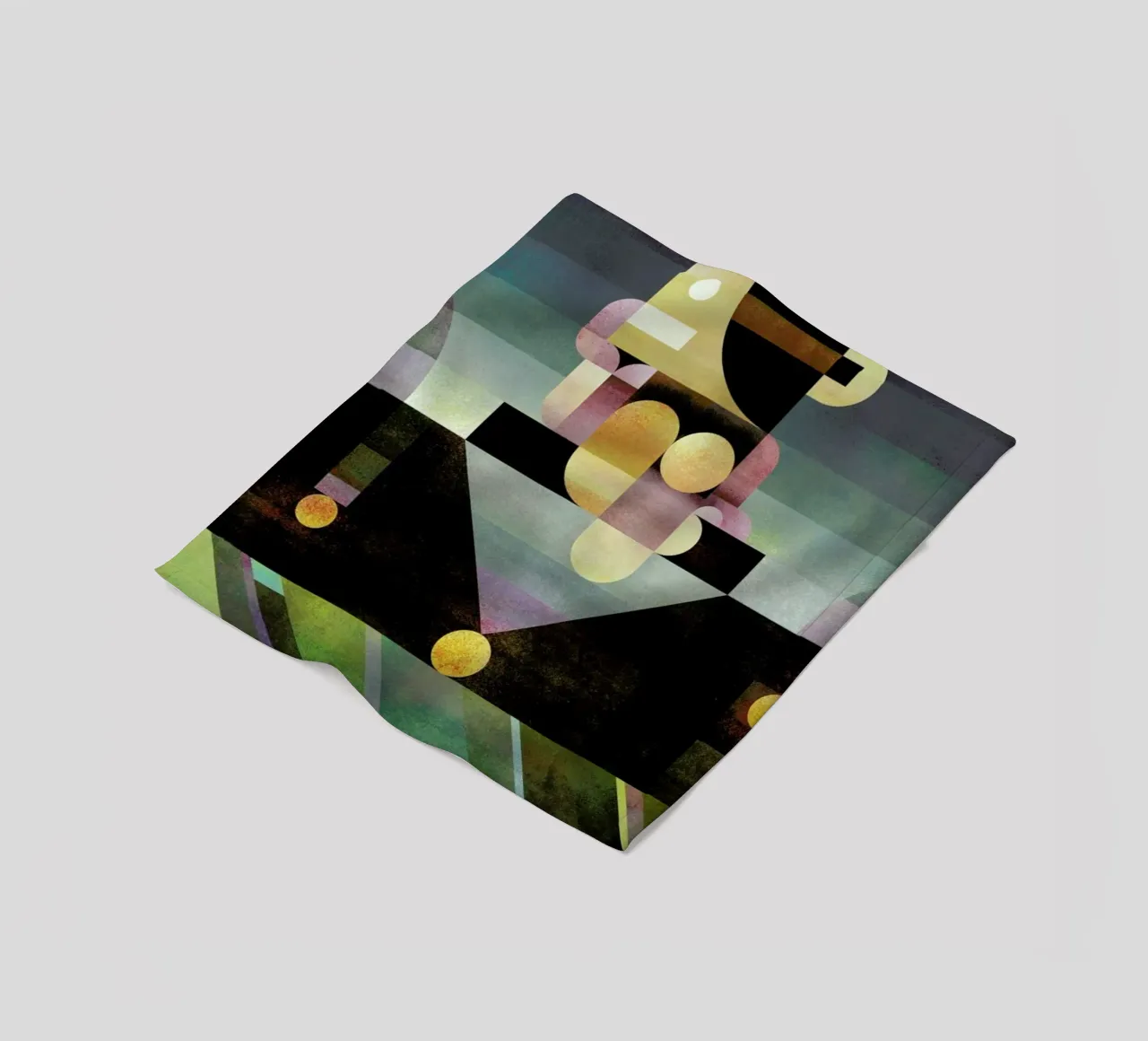 Unstable Thinker fleece blanket by Antony Squizzato