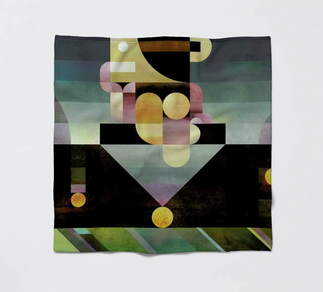 Unstable Thinker fleece blanket by Antony Squizzato