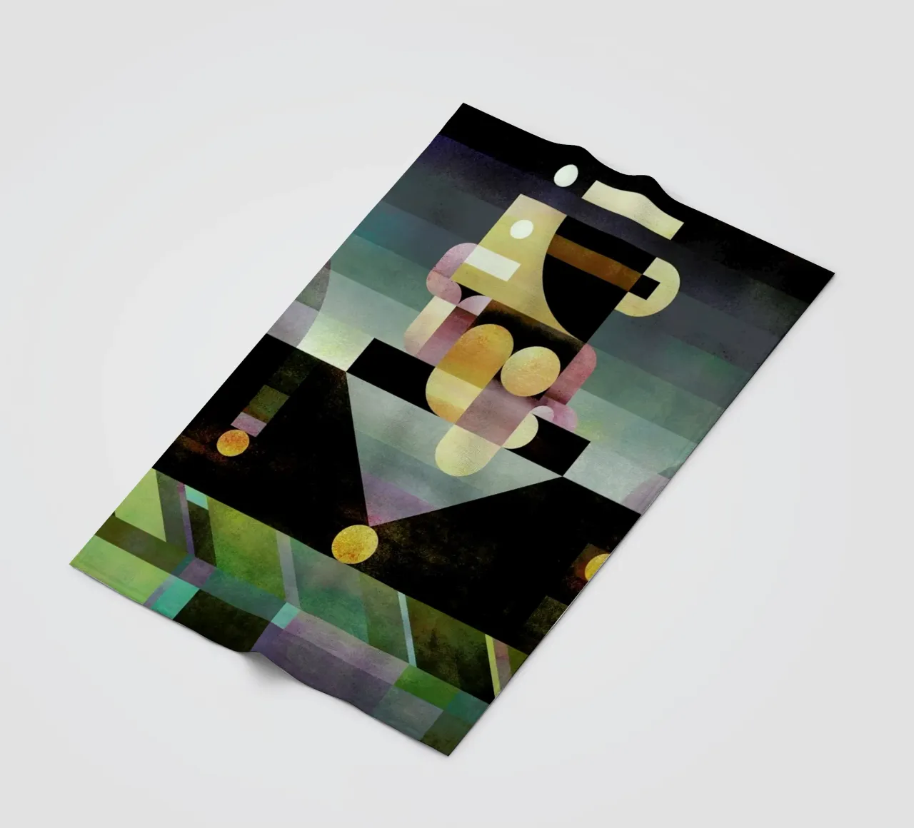 Unstable Thinker fleece blanket by Antony Squizzato
