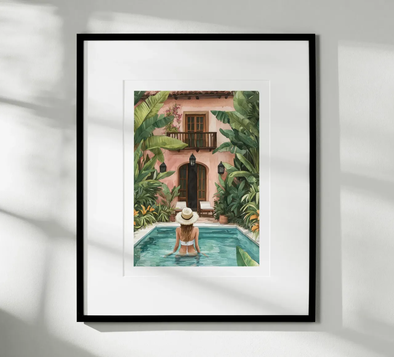 Rilassarsi in una villa tropicale carta hahnemühle da Shores & Skies