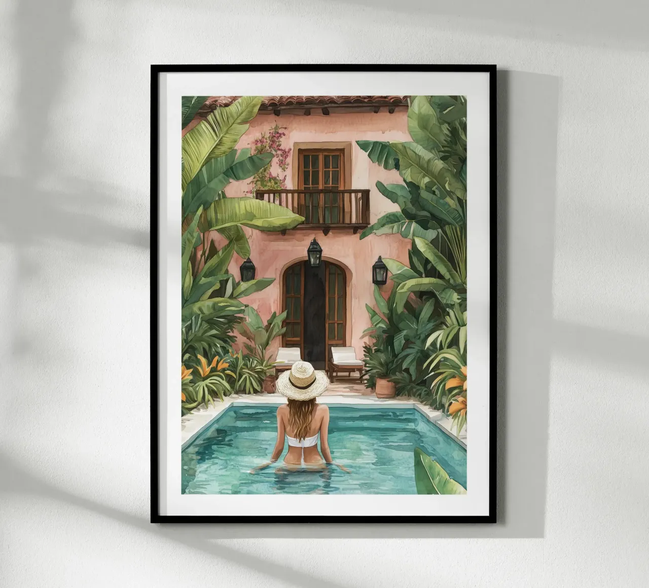 Rilassarsi in una villa tropicale carta hahnemühle da Shores & Skies