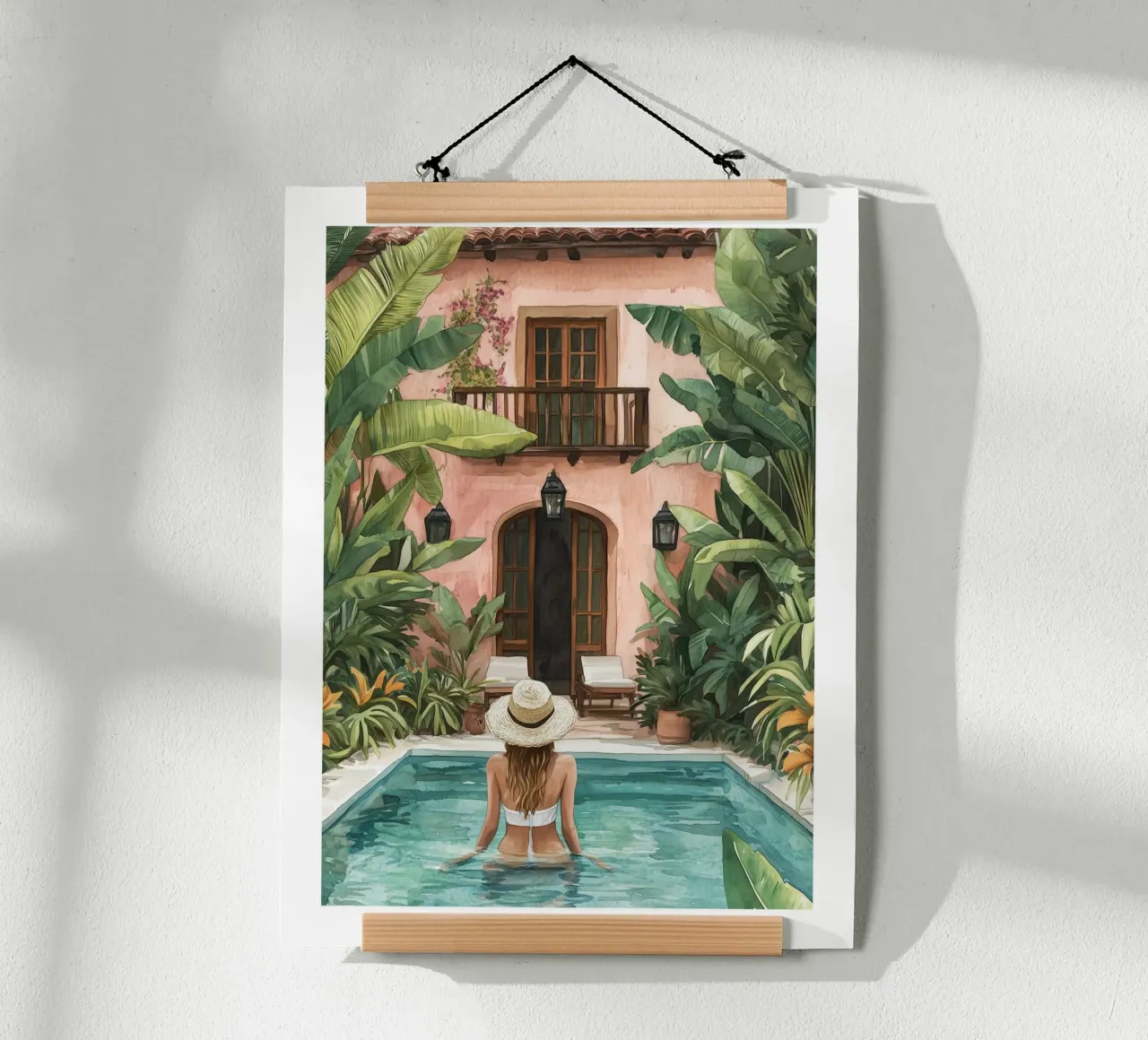 Rilassarsi in una villa tropicale carta hahnemühle da Shores & Skies