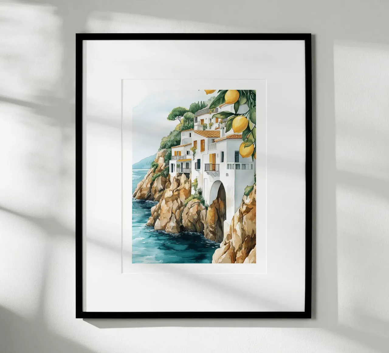 Case mediterranee poster da Shores & Skies