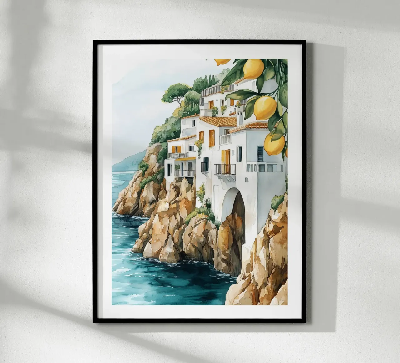 Case mediterranee poster da Shores & Skies