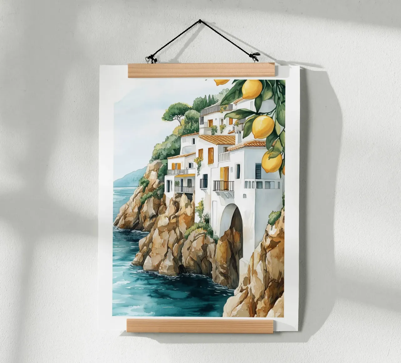 Case mediterranee poster da Shores & Skies