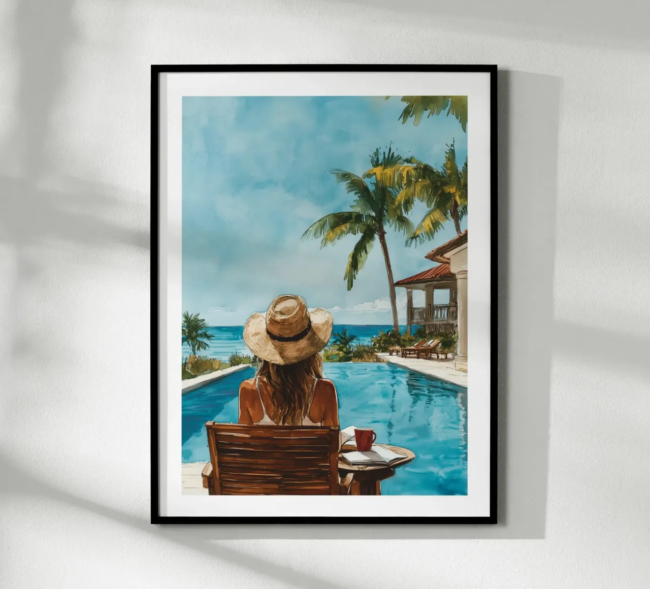 Piscine avec vue sur la mer hahnemühle de Shores & Skies