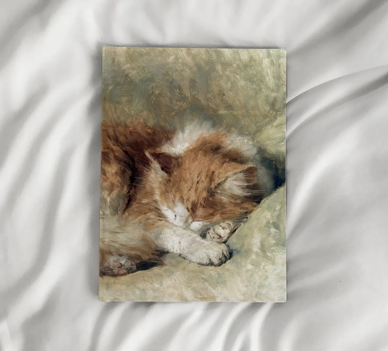 A sleeping cat notebook by apoloprints
